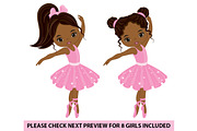 Vector Ballerina Girl Clipart, an Illustration by TheCreativeMill (Thumbnail 6 of 6)