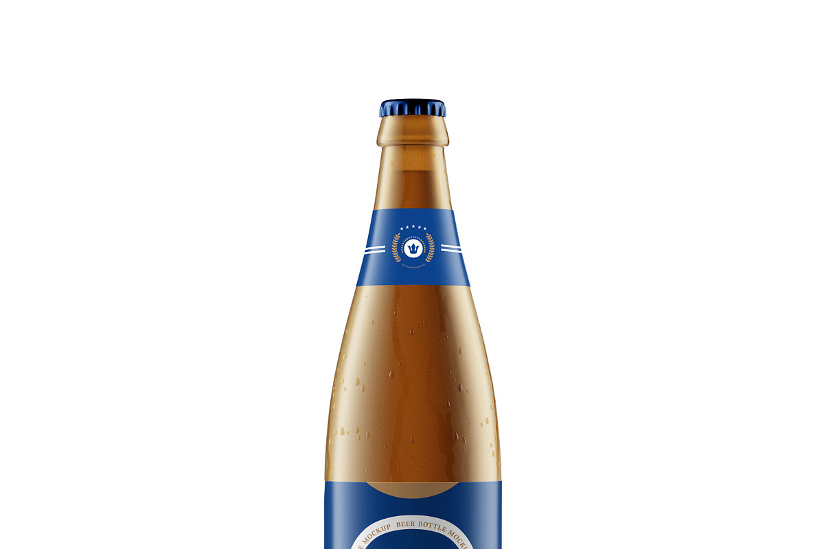Realistic Beer Bottle Mock-up, a Print Template by Propex (Photo 4 of 19)