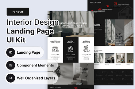 Interior Design UI Kit