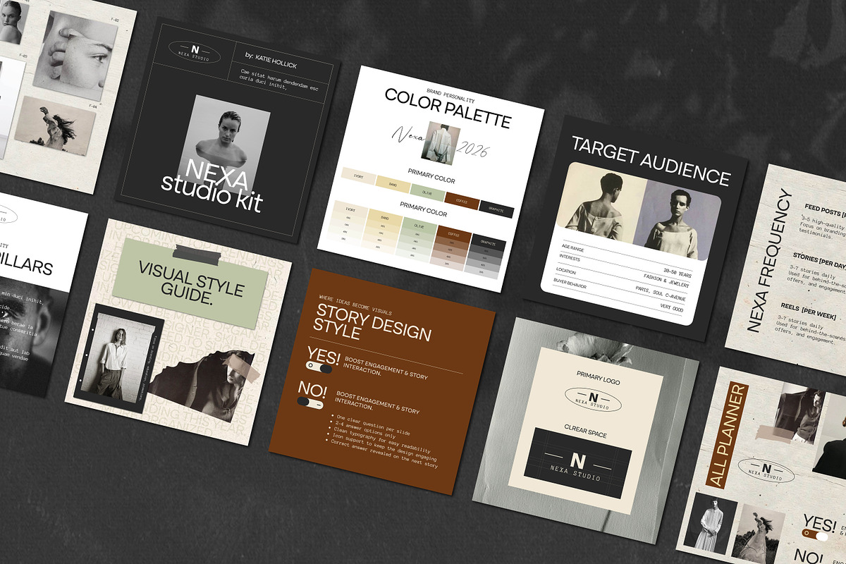 NEXA | Instagram Studio Kit, a Social Media Template by Creatiya Type (Photo 6 of 12)