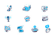 Communication Icon Doodle Vol 2, an Object Graphic by SLAB! Design (Thumbnail 3 of 3)
