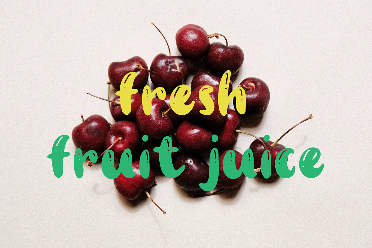 Bubble Stick, a Font by WisnoetypeCo (Photo 3 of 5)