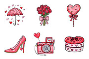 Coquette Valentines Day Clipart, an Illustration by Design Market (Thumbnail 4 of 4)