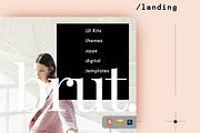 Brut Landing Page, a HTML Template by itmeo (Thumbnail 1 of 8)