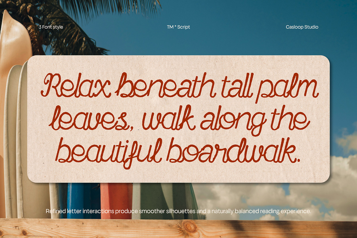 Tirah Monk – Script & Sans Font Duo, a Sans Serif Font by Casloop Studio (Photo 5 of 10)