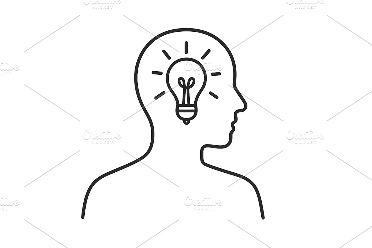 Creative concept of an enlightenment, an Illustration by ZinetroN