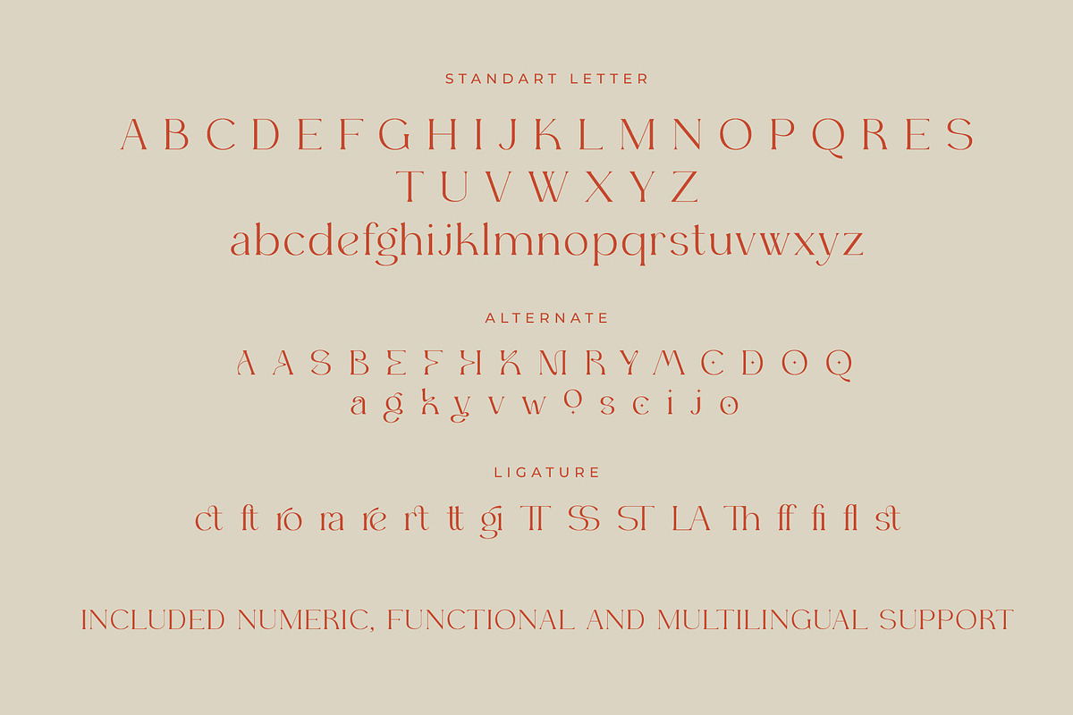 Ergisa Elegant Serif Font, a Serif Font by RantautypeStudio (Photo 16 of 17)