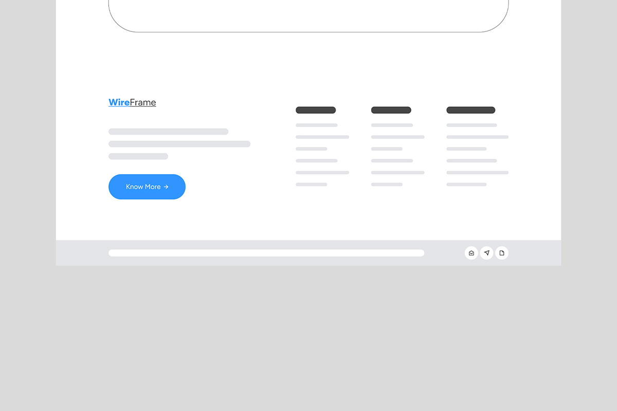Wireframe Landing Page Template, a Landing Page Template by ContestDesign (Photo 7 of 7)