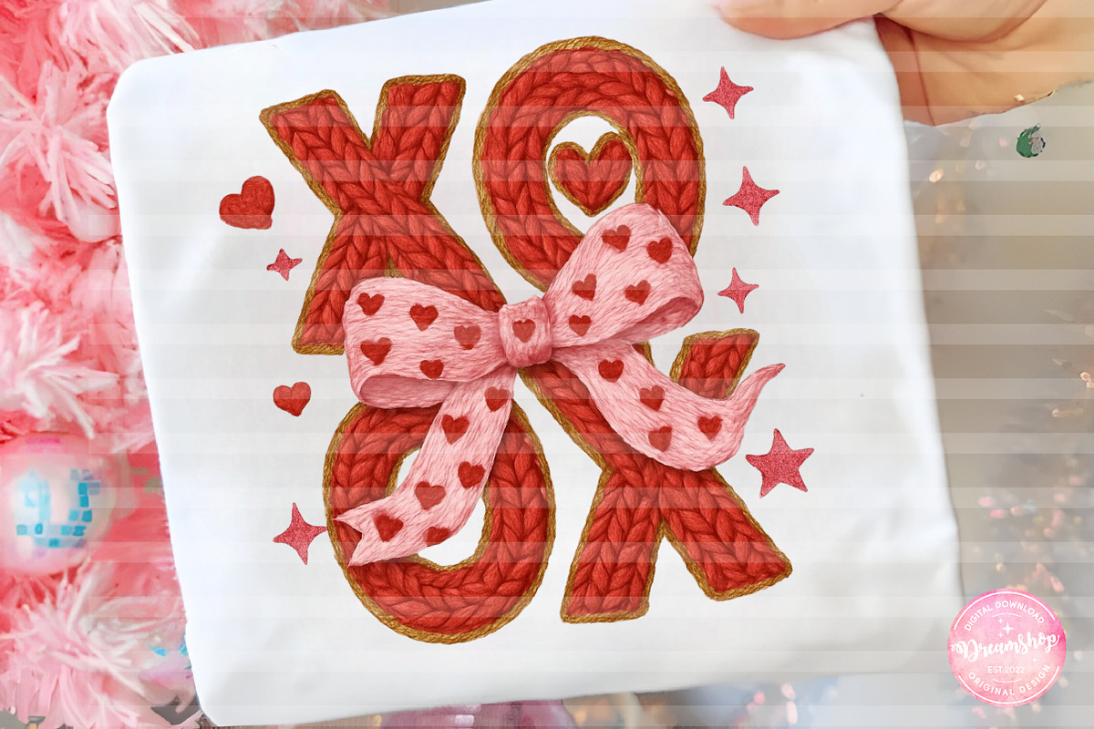 Retro Valentine Png, XoXO Png,, an Illustration by CreationArt (Photo 2 of 6)