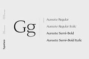 Aureate - A Sophisticated Serif, a Serif Font by Cassandra Cappello (Thumbnail 2 of 5)