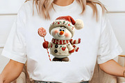 Whimsical Christmas Snowman Clipart, a Seasonal Illustration by Designworld (Thumbnail 7 of 9)