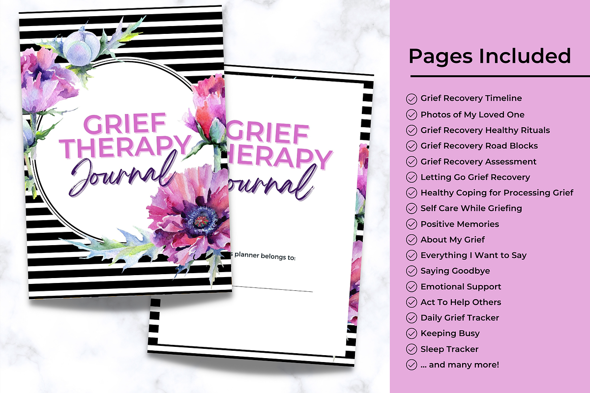 Grief Therapy Journal - Printable