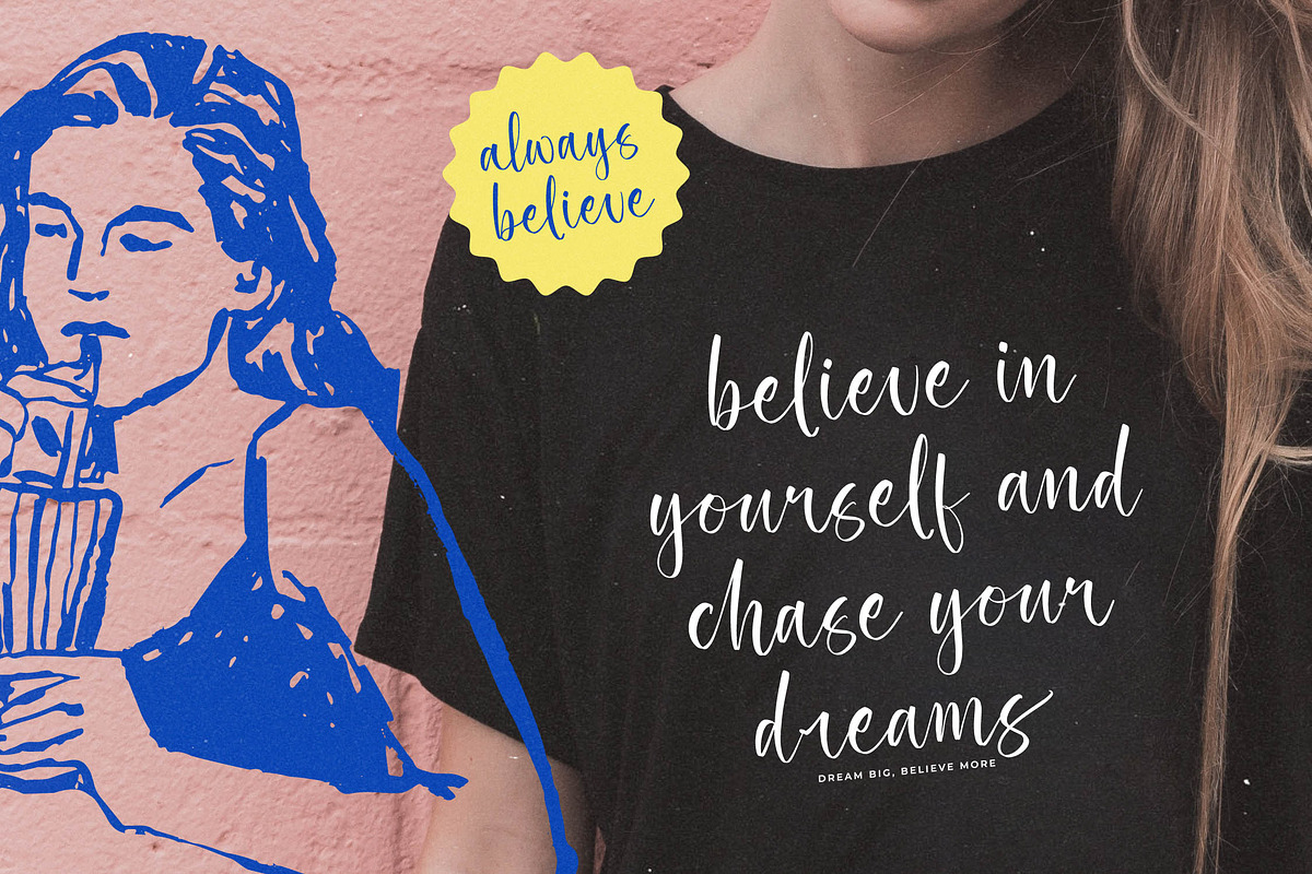 Horizon Serenity Modern Handwritten, a Script Font by stylishtype.co (Photo 10 of 15)