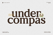 GC Under Compas – Timeless Serif, a Serif Font by Glyphonic (Thumbnail 1 of 15)