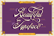 Elcie, a Script Font by Burntilldead (Thumbnail 11 of 14)