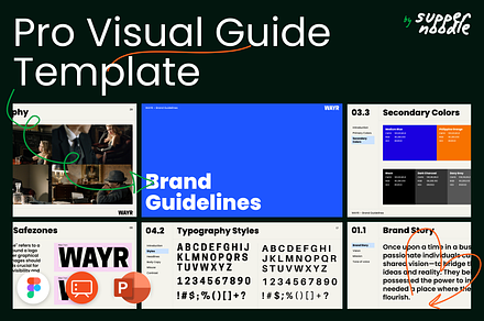 Pro Brand Guidelines Template, a Branding & Logo Template by SupperNoodle