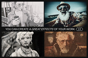 12 Photo Effect Templates, a Layer Style Add-On by iDoodle Studio (Thumbnail 3 of 6)