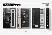 Cassette Mockup Bundle, a Product Mockup by FLYERWRK (Thumbnail 3 of 16)