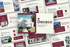Real Estate Agency Keynote, a Presentation Template by Fit-tee