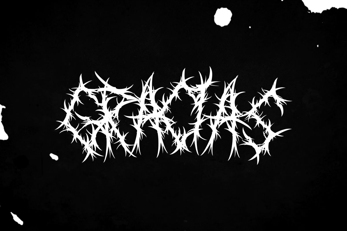 BACKSIDE | BLACK METAL FONT, a Font by BringTypeStudio (Photo 6 of 6)