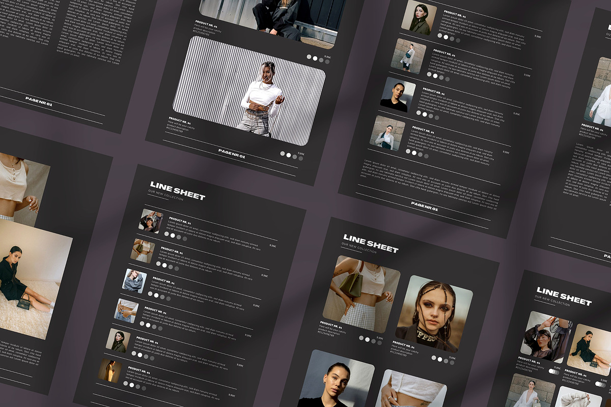 Line Sheet & Pricing Guide Template, a Brochure Template by Vermeulen Design Studio (Photo 2 of 5)