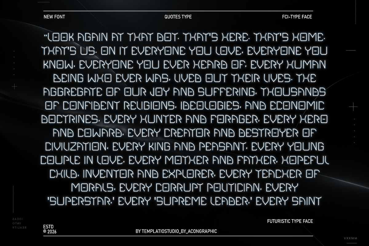 HEXAGON - Futuristic Sci-Fi Font, a Sans Serif Font by Templatiostudio (Photo 10 of 12)