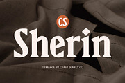 CS Sherin – Bold Font, a Serif Font by Craft Supply Co. (Thumbnail 1 of 8)