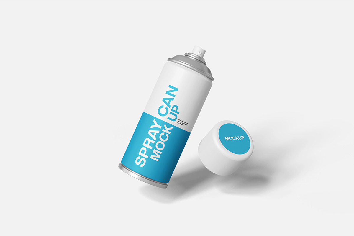 Spray Can Mockup, a Product Mockup by Indah (Photo 6 of 6)
