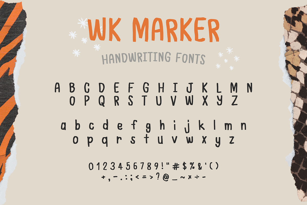 Marker Font, a Handwritten Font by Waris Studio (Photo 6 of 6)