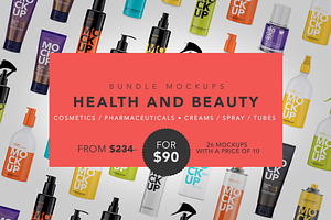Health and Beauty - Bundle Mockups
