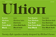 Ultion, a Serif Font by Typogama (Thumbnail 3 of 16)