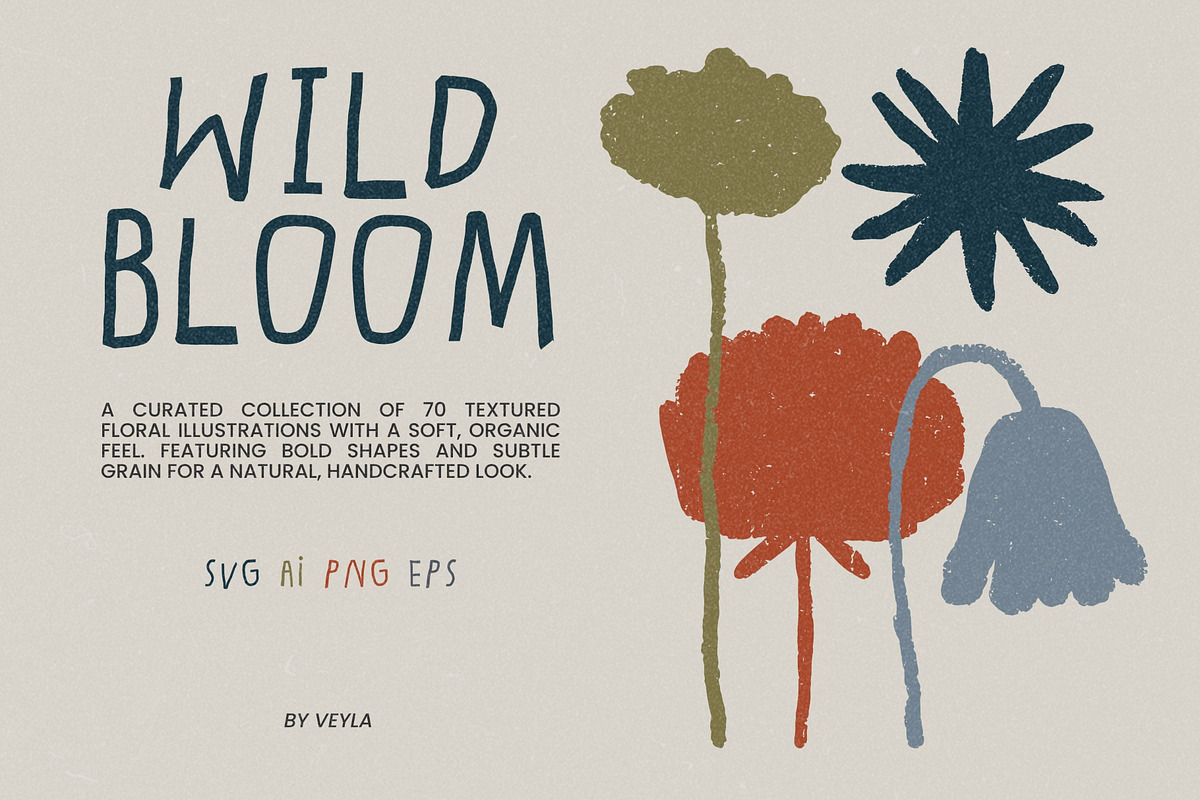 Floral Series Bundle: All 5 in 1, an Object Illustration by Veyla (Photo 6 of 46)