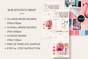 30 Brand Board & Mood Board Template