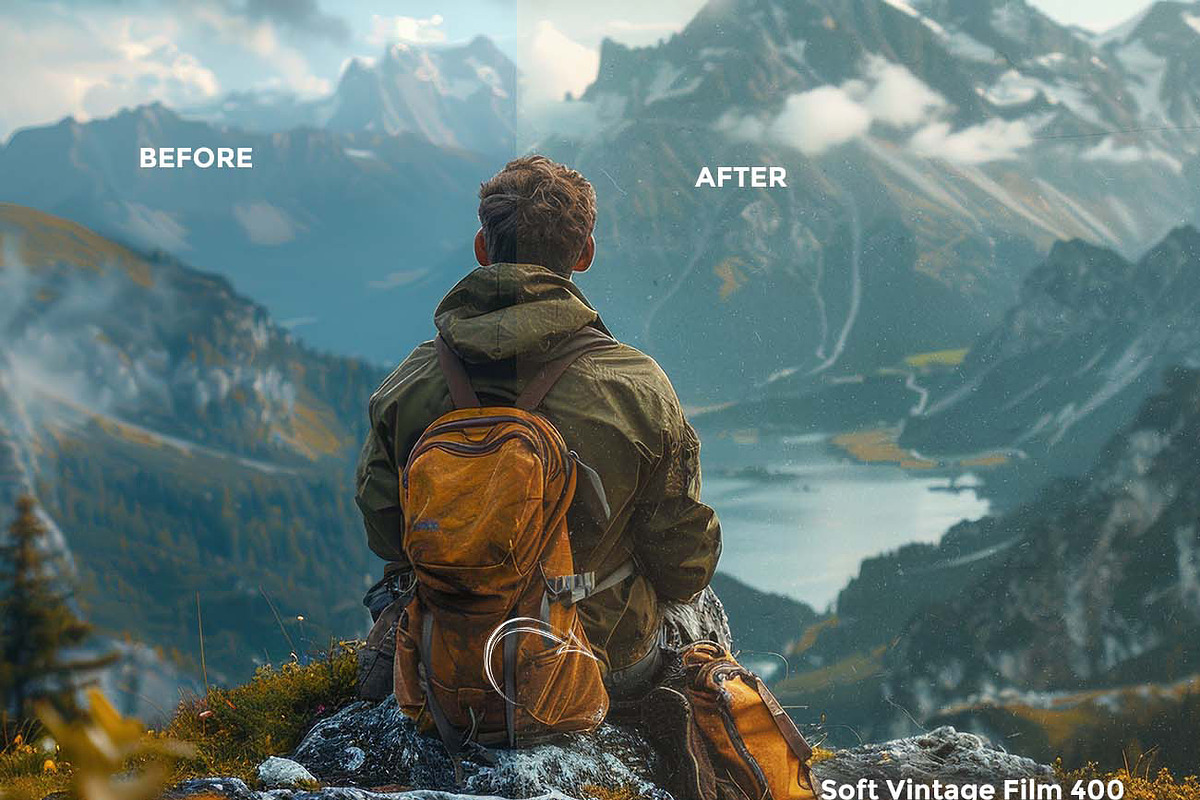 25 Analog FX Photoshop Action Bundle, an Action Add-On by Studio Retouch (Photo 51 of 59)