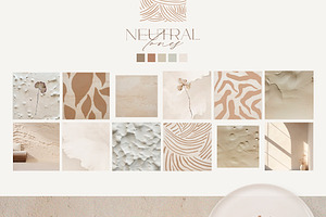 Neutral Abstract Background Cut Outs