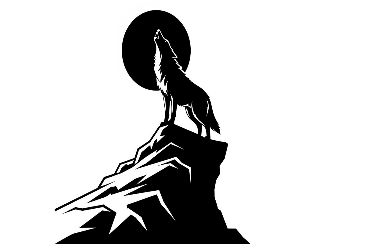 40 Wolf Moon Silhouette Vector Bundl, an Illustration by Amazin_art (Photo 29 of 41)