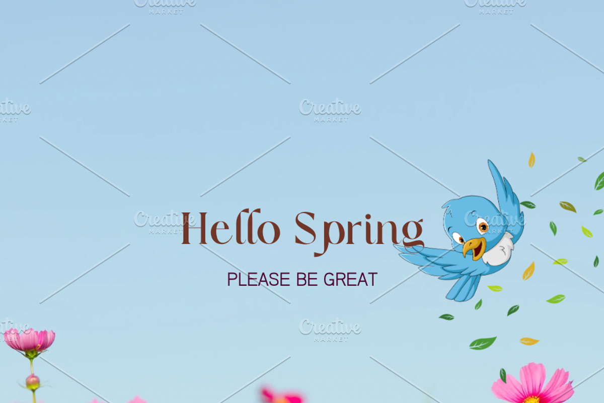 Welcome Spring, a Stationery Template by Nhance (Photo 1 of 2)