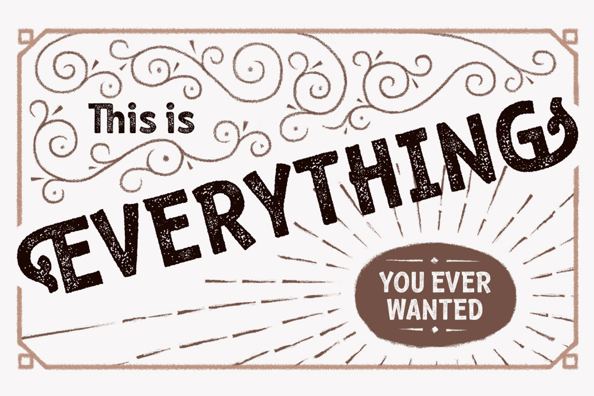 Barbariska Rough2 pack, a Font by Russian Fonts (Photo 9 of 9)