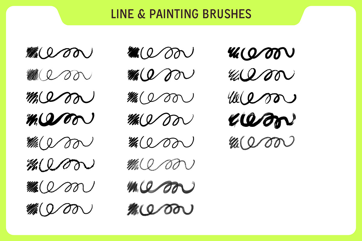 Studio brushes for procreate, a Brush Add-On by Good Kid Studio (Photo 3 of 6)