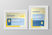 Modern Certificate Of Achievement, a Stationery Template by Annora Studio (Thumbnail 3 of 6)