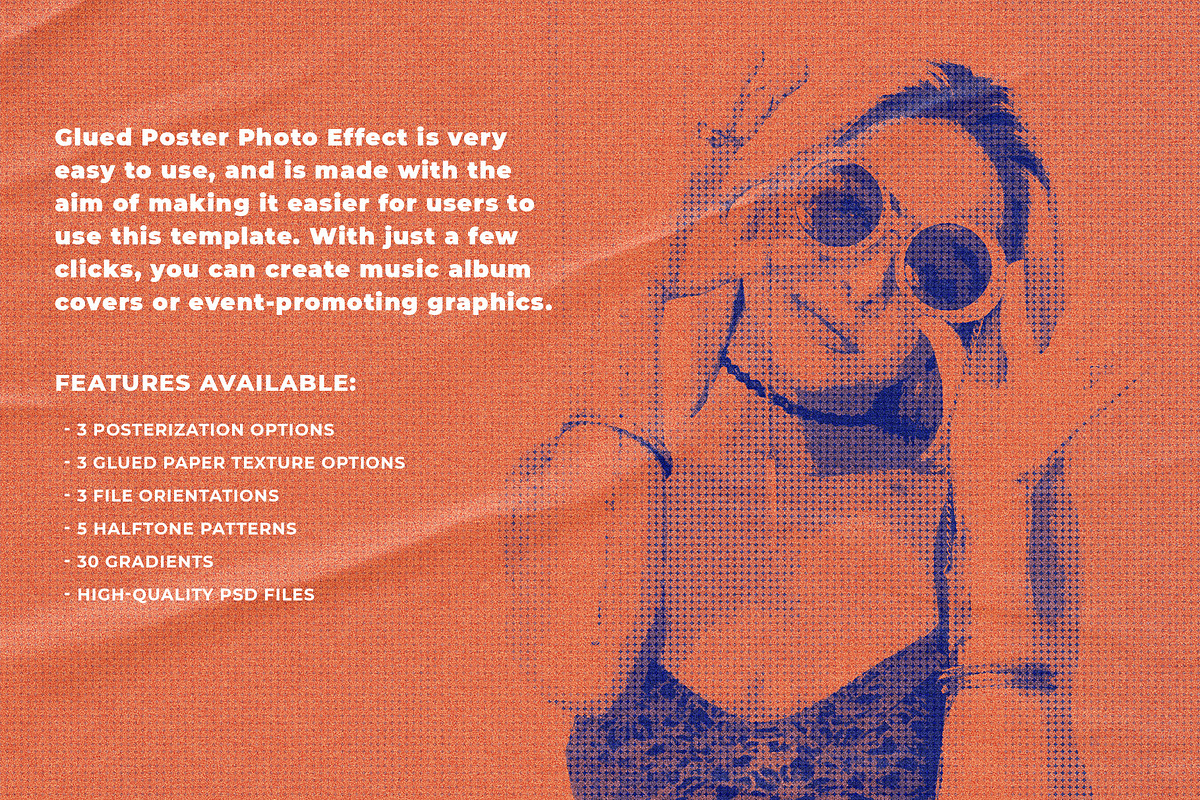 Glued Poster Photo Effect, a Layer Style Add-On by Shyeno (Photo 2 of 10)