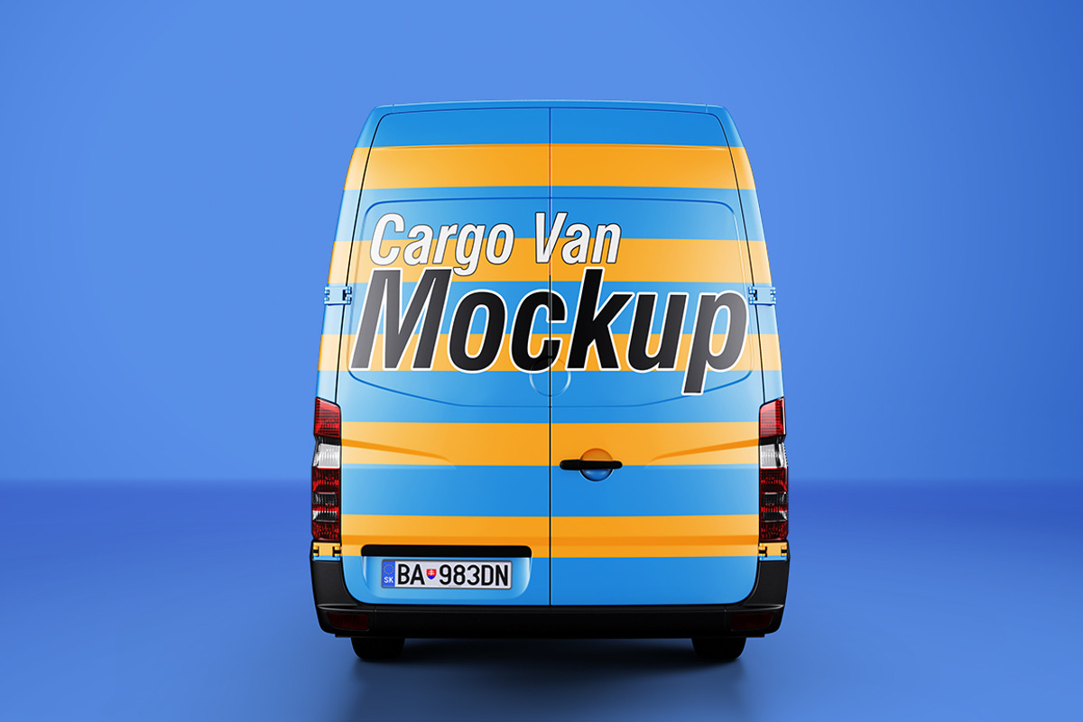 Van Mockup, a Mockup by MahmoudRafik (Photo 5 of 11)