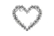 Floral Heart Frame SVG Bundle, an Illustration by Designs_River (Thumbnail 31 of 31)