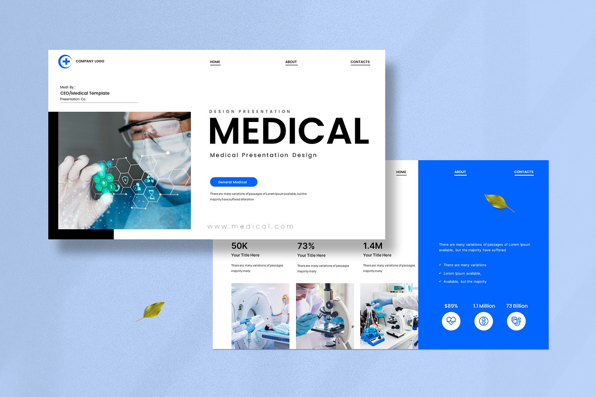 Medical Presentation Template preview 3
