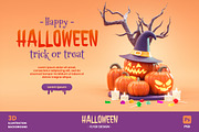 Halloween Flyer Design, a Seasonal Illustration by TandemStock (Thumbnail 1 of 3)
