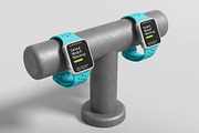 Watch Mockup, a Wearable Device Mockup by Mockupnine (Thumbnail 2 of 4)