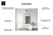 Bathroom Wallpaper Mockup PSD, a Household Mockup by 1001 mockups (Thumbnail 2 of 12)