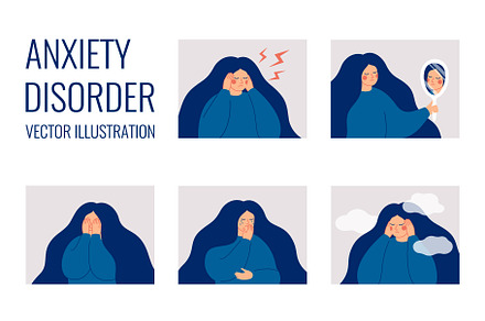 Anxiety Disorder Illustrations, a Person Illustration by Mary Long