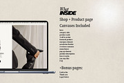 Showit Shop Add on page, a Landing Page Template by Digital&Chic (Thumbnail 2 of 5)