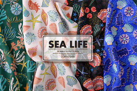SEA-LIFE, a Pattern Graphic by MSNTY STUDIOX